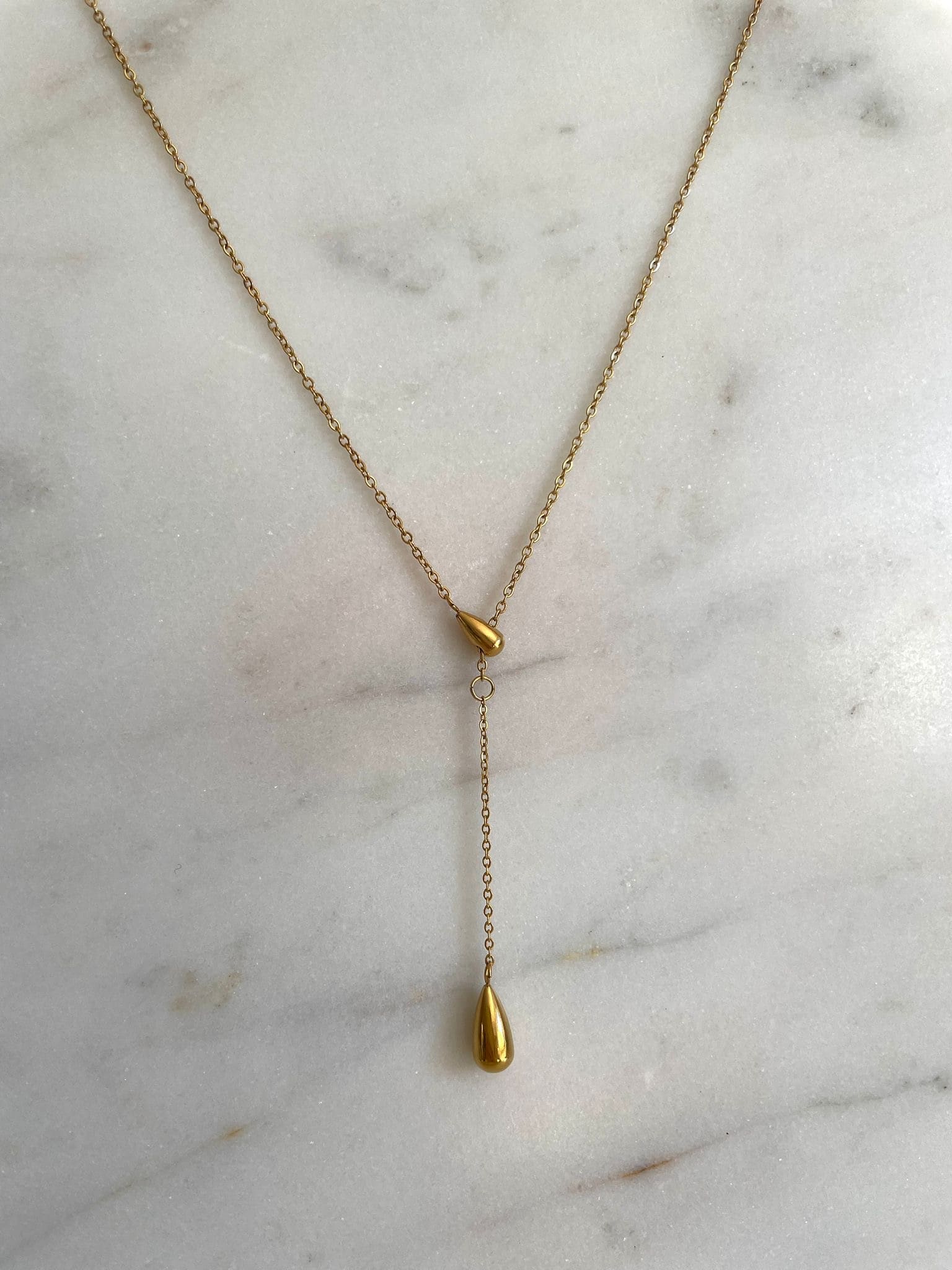 Collar Gold Drop